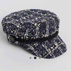 Tweed Baker Boy Hat